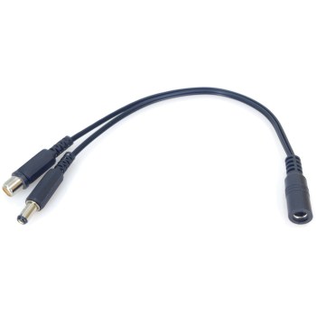 Câble d'alimentation 5.5/2.1mm femelle doubleur RCA et 5.5/2.1mm pour résistance chauffante et accessoire - PierroAstro