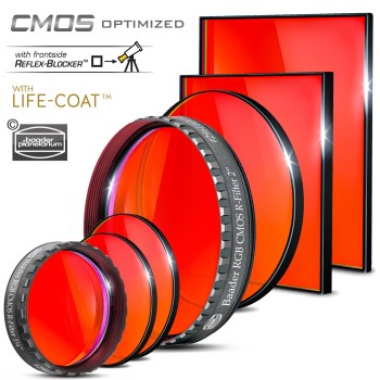 Filtre photo Rouge - coulant 31,75mm (M28) (LPFC) - Baader